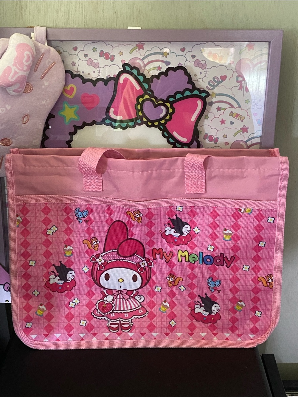NWOT Sanrio My Melody Pink Graphic Tote Bag